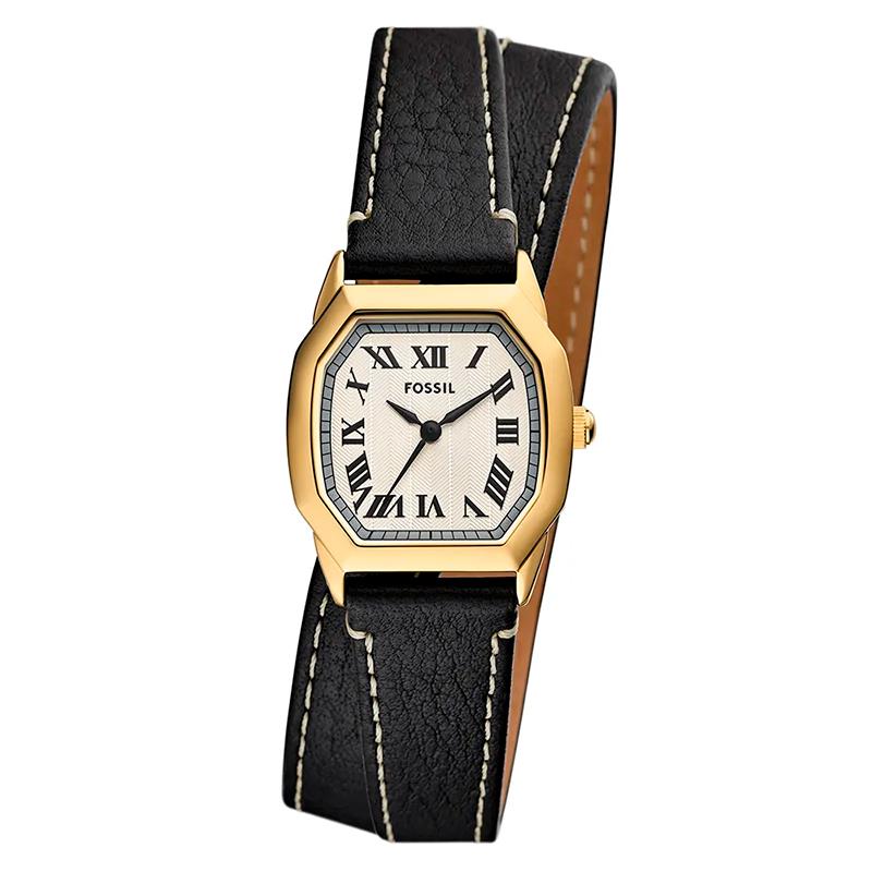 RELOGIO FEMININO FOSSIL QUARTZO TAM 27MM COURO ES5404 MARROM
