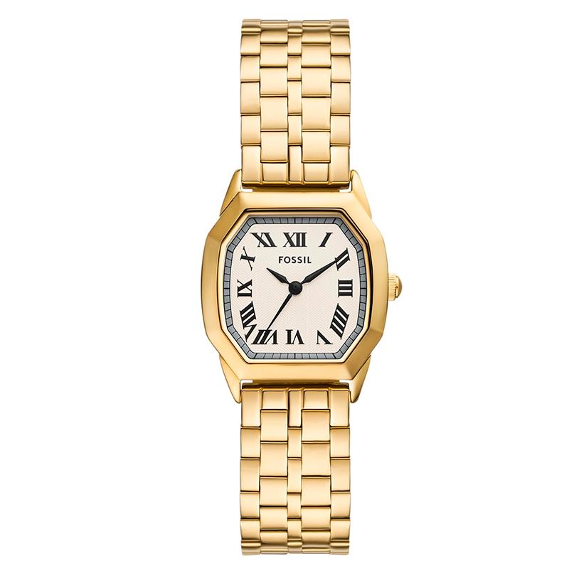 RELOGIO FEMININO FOSSIL QUARTZO TAM 27MM ES5361 DOURADO