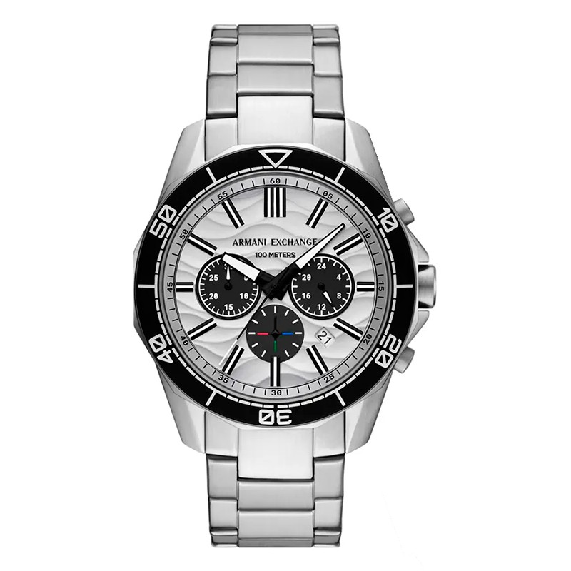 RELOGIO MASCULINO ARMANI EXCHANGE QUARTZO TAM 44MM AX1969 BRANCO