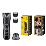 MAQUINA DE BARBEAR RECARREGAVEL MODELO ML5482 220V COM BATERIA DE LITIO 1500MAH COR CINZA MAT PLASTICO HTC