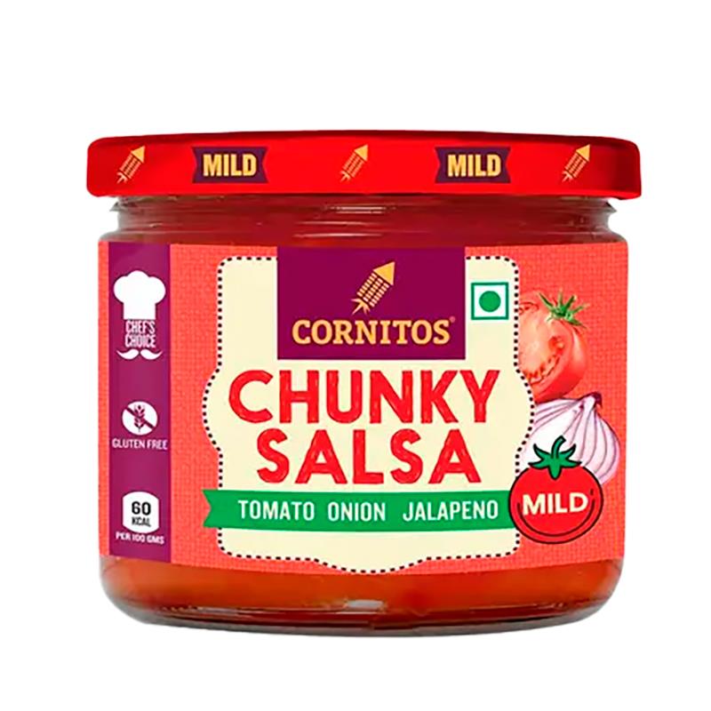 MOLHO DE TOMATE CORNITOS CHUNKY SALSA HOT 330G