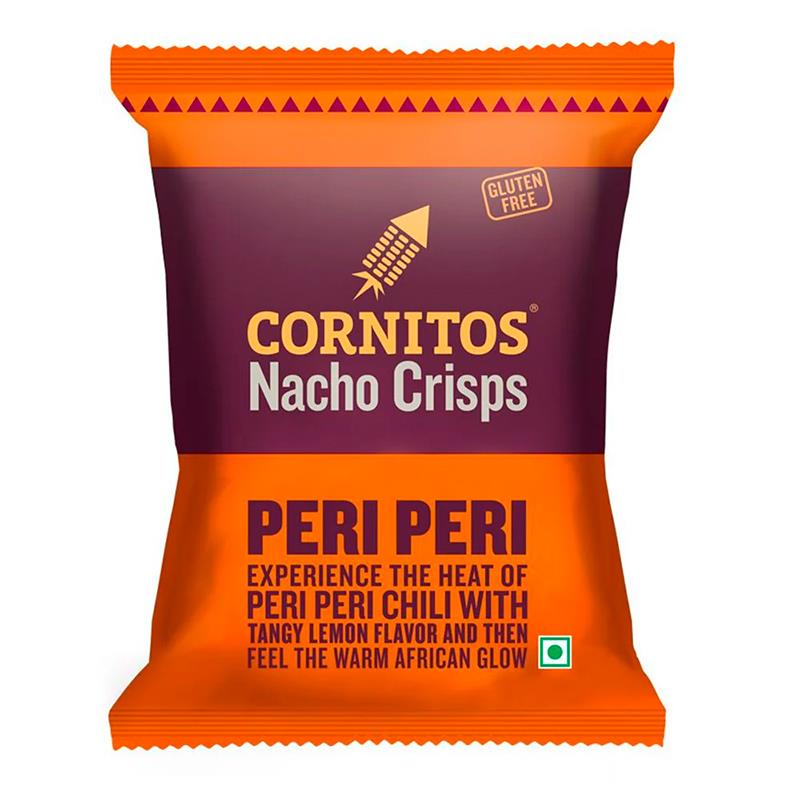 TORTILHA CHIPS CORNITOS NACHO CRISPS PERI PERI 150G