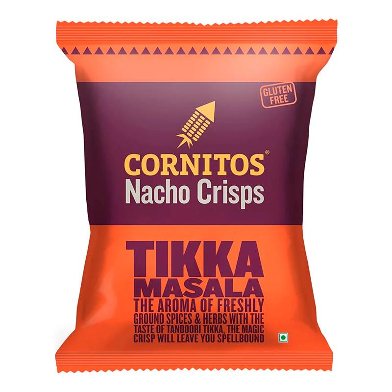 TORTILHA CHIPS CORNITOS NACHO CRISPS TIKKA MASALA 150G