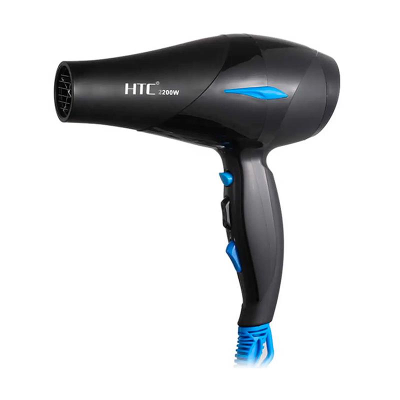 SECADOR DE CABELO HTC EF-2012 EXPORT PLUS 2200W PRETO E AZUL