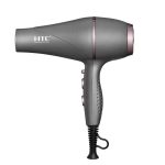 SECADOR DE CABELO HTC IONICO PROFISSIONAL CERAMIC TURMALINA 2000W 220V PRETO EF-2012