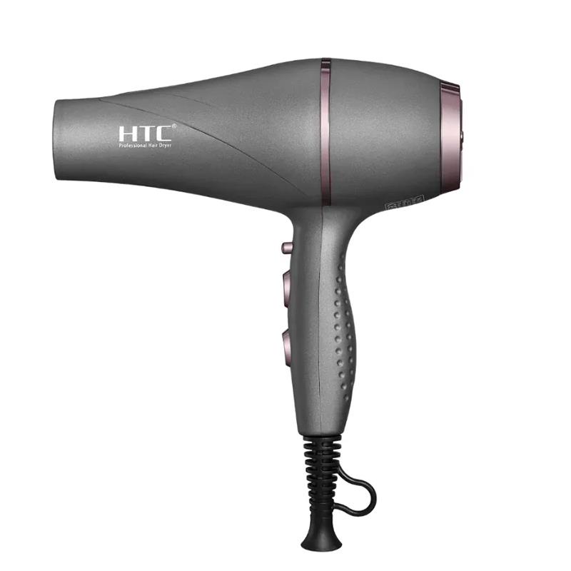 SECADOR DE CABELO HTC PROFISSIONAL 2300W EF-2028 PRETO/ROXO