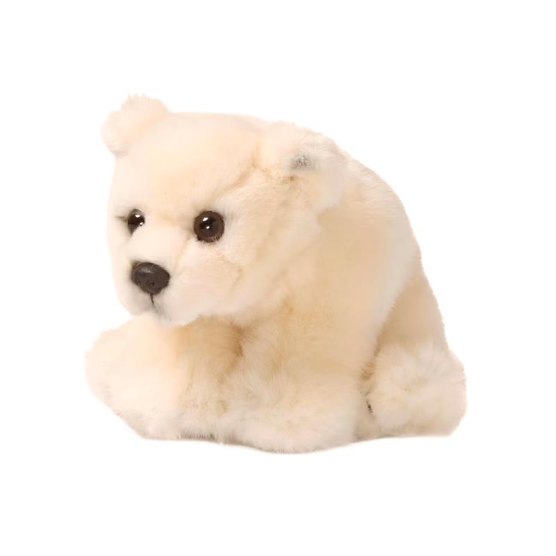 PELUCIA WWF URSO POLAR FLOPPY 15CM BRANCO