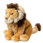 15192047 BRINQUEDO DE PELUCIA LION COR MARROM/AMARELO 23 CM 9 12 MATERIAL COM ENCHIMENTO 100% POLIESTER MARCA WWF