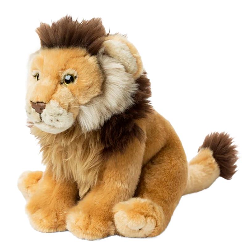 PELUCIA WWF LION 23CM MARROM/AMARELO