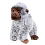 15191063 BRINQUEDO DE PELUCIA ECO GORILLA COR CINZA 25 CM 10 MATERIAL COM ENCHIMENTO 100% POLIESTER MARCA WWF