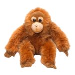 15191004 BRINQUEDO DE PELUCIA ORANGOTANGO COR MARROM 23 CM 9" MATERIAL COM ENCHIMENTO 100% POLIESTER MARCA WWF