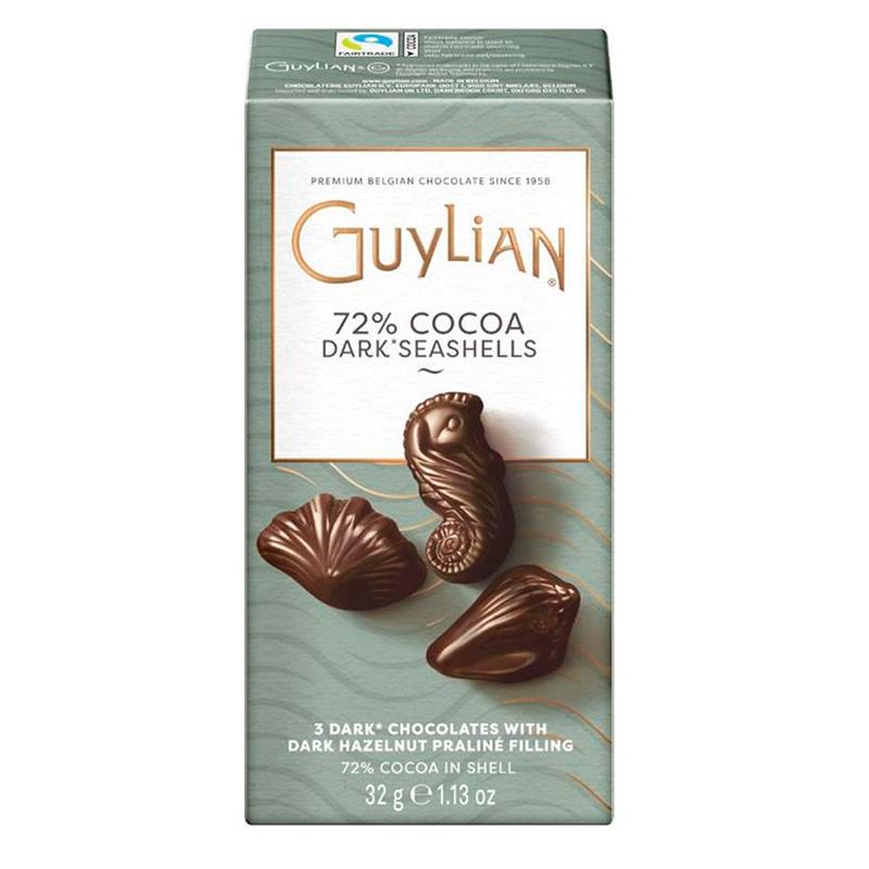 BOMBONS DE CHOCOLATE GUYLIAN DARK SEASHELLS 32G