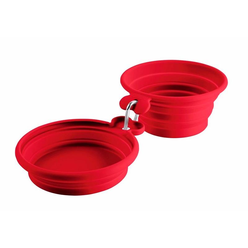 TIGELA P/CACHORRO HUNTER DOBRAVEL P/VIAGEM 350750 VERMELHO