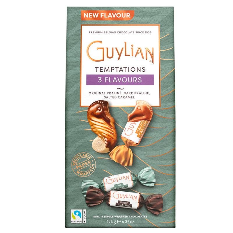 TRUFAS GUYLIAN TEMPTATIONS 3 FLAVOURS 124G