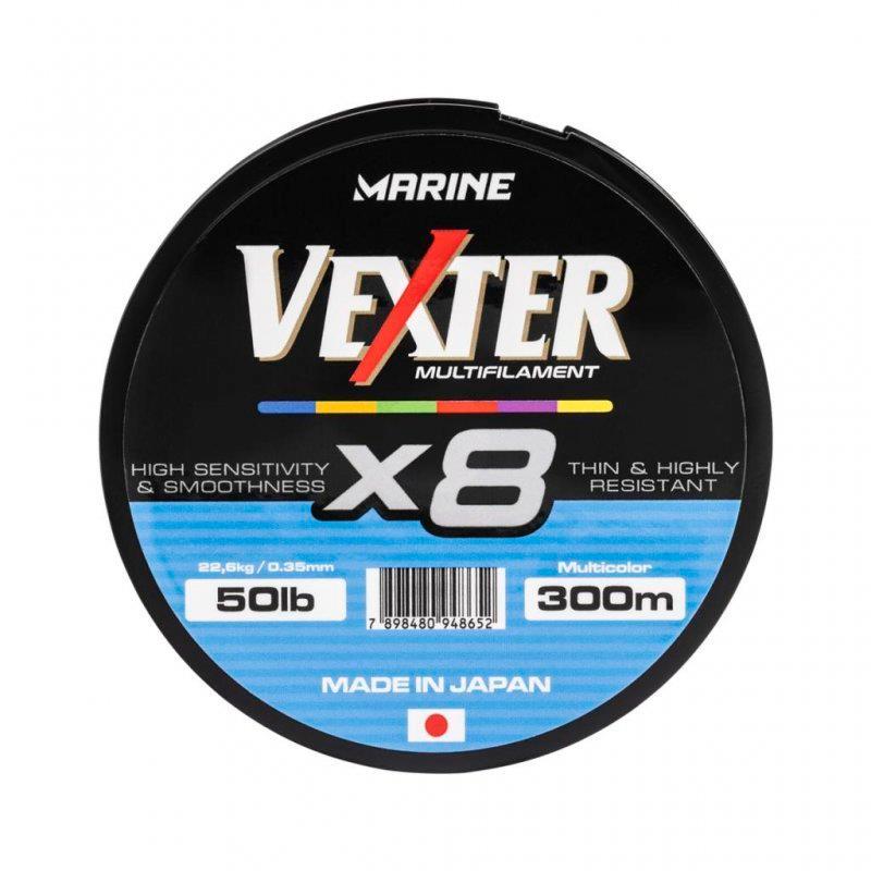 LINHA MULT.VEXTER X8 MULTIC.50LB 300M