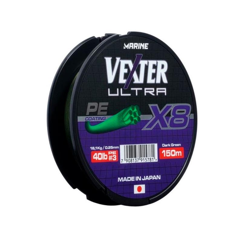 LINHA MULT.VEXTER ULTRA X8 40LB 150M 0.25MM