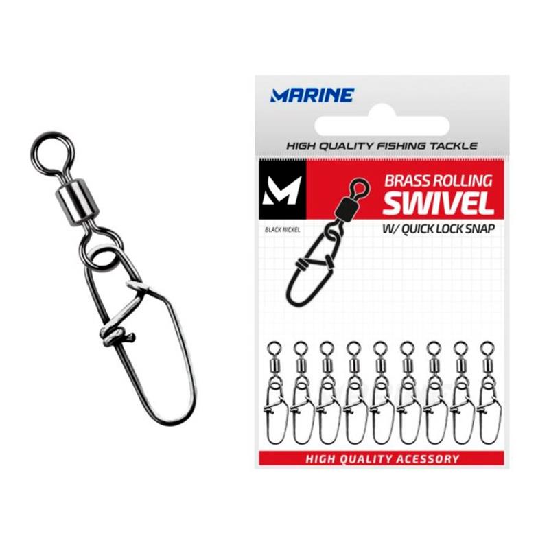 GIRADOR BLACK NICKEL SWIVEL 06 C/20 BRASS ROLLING