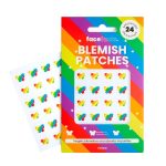 ADESIVOS PARA IMPERFEICOES FACIAIS 24 UNIDADES FACE FACTS BLEMISH PATCHES RAINBOW HEARTS QUEST