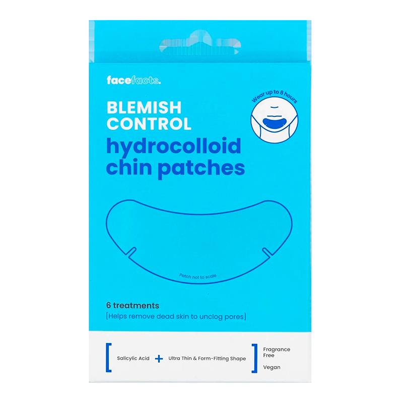 ADESIVOS FACIAIS FACE FACTS HYDROCOLLOID CHIN PATCHES 6UN
