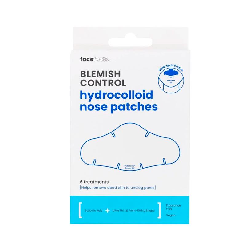 ADESIVOS FACIAS FACE FACTS HYDROCOLLOID NOSE PATCHES 6UN