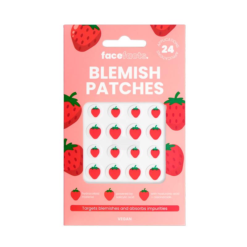 ADESIVOS FACIAIS FACE FACTS HYDROCOLLOID STRAWBERRIES PATCHES 24UN