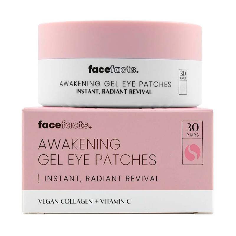 ADESIVOS OCULARES FACE FACTS AWAKENING GEL EYE PATCHES 30 PARES