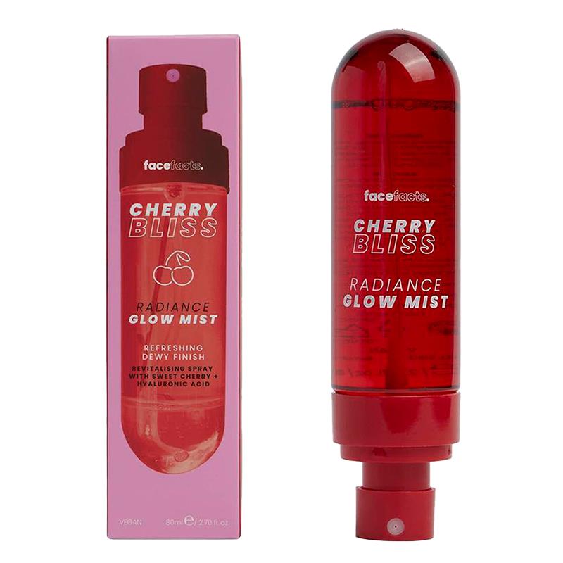 NEVOA FACIAL FACE FACTS CHERRY BLISSRADIANCE GLOW MIST 80ML