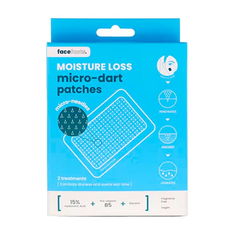 ADESIVOS P/RUGAS DE EXPRESSOES FACIAIS FACE FACTS MICRODART PATCHES MOISTURE LOSS 2UN