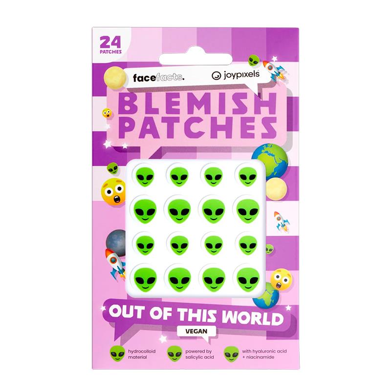 ADESIVOS FACIAIS FACE FACTS X JOYPIXELS PRINTED SHEET MASKS OUT OF THIS WORLD 24UN