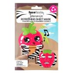MASCARA FACIAL EM FOLHA 20ML FACE FACTS PRINTED SHEET MASKS JAM|WILD 20ML QUEST