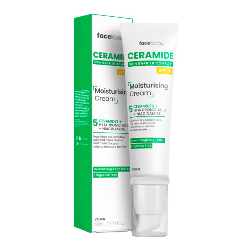 CREME FACIAL FACE FACTS CERAMIDE MOISTURISER FPS30 50ML