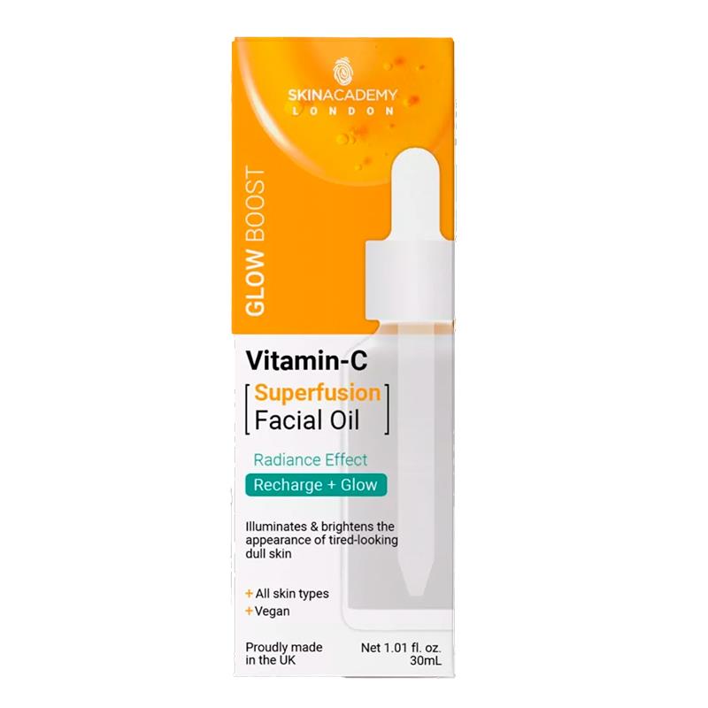 OLEO FACIAL SKIN ACADEMY LONDON GLOW BOOST SUPERFUSION FACIAL OIL 30ML