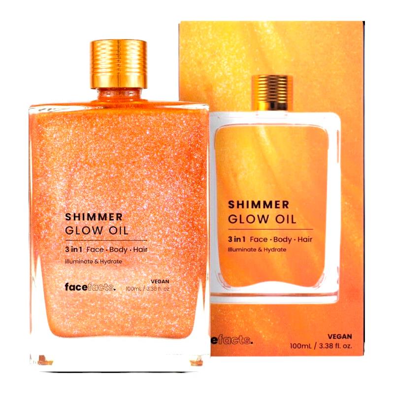 OLEO CORPORAL FACE FACTS SHIMMER GLOW OIL GOLD 50ML