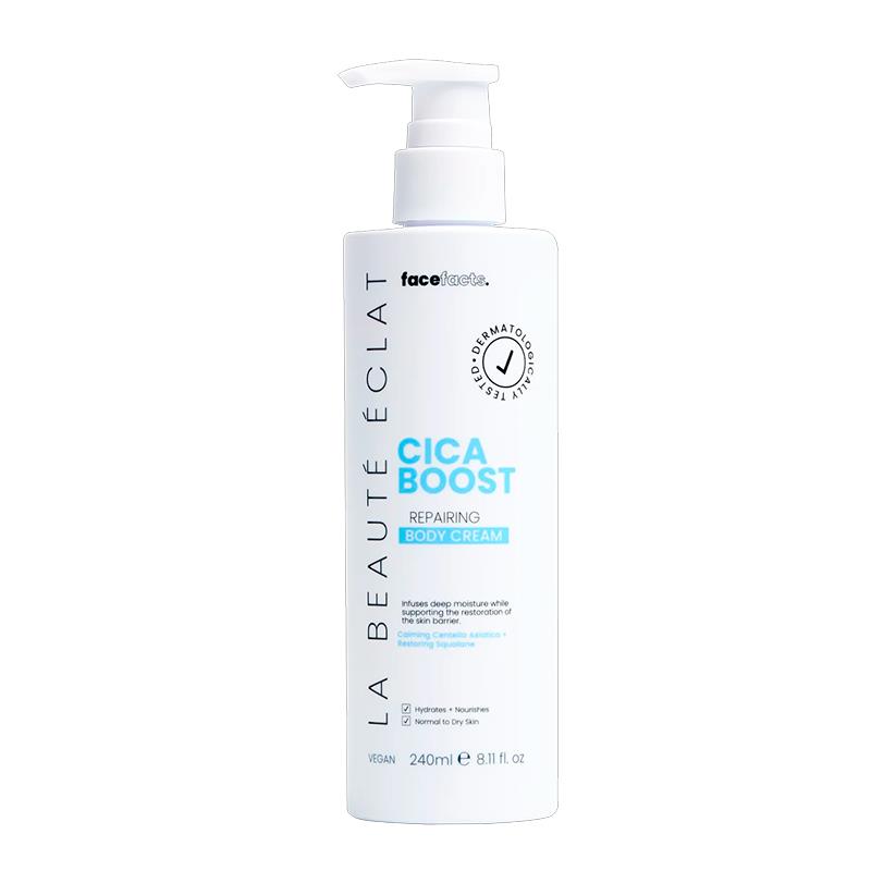 CREME CORPORAL FACE FACTS LA BEAUTE ECLAT CICA BOOST REPAIRING BODY CREAM 240G