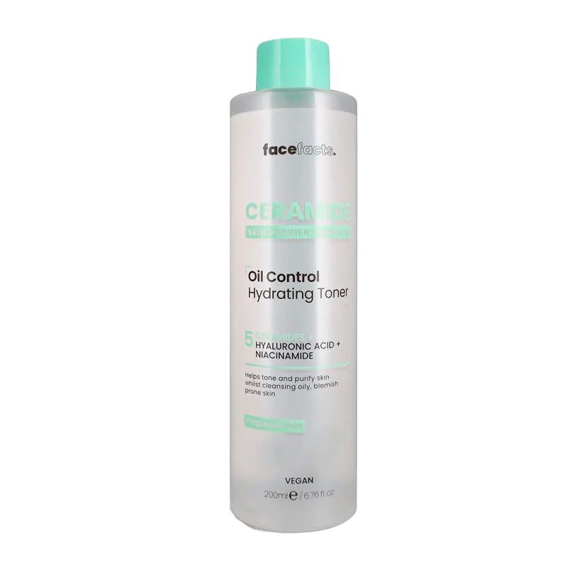 TONICO HIDRATANTE FACIAL FACE FACTS CERAMIDE OIL CONTROL HYDRATING TONER 200ML