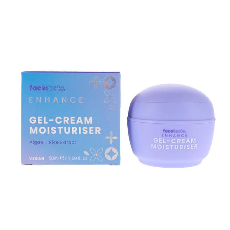 GEL CREME HIDRATANTE FACIAL FACE FACTS ENHANCE GEL CREAM MOISTURISER 50ML
