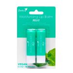 BALSAMO LABIAL 2 UNIDADES X4,3GR "PRETTY MOISTURISING LIP BALM TWIN PACK MINT 24/48" MARCA QUEST