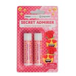 BALSAMO LABIAL 2 UNIDADES X4,25GR "FACE FACTS X JOYPIXELS LIP BALMS SECRET ADMIRER" MARCA QUEST