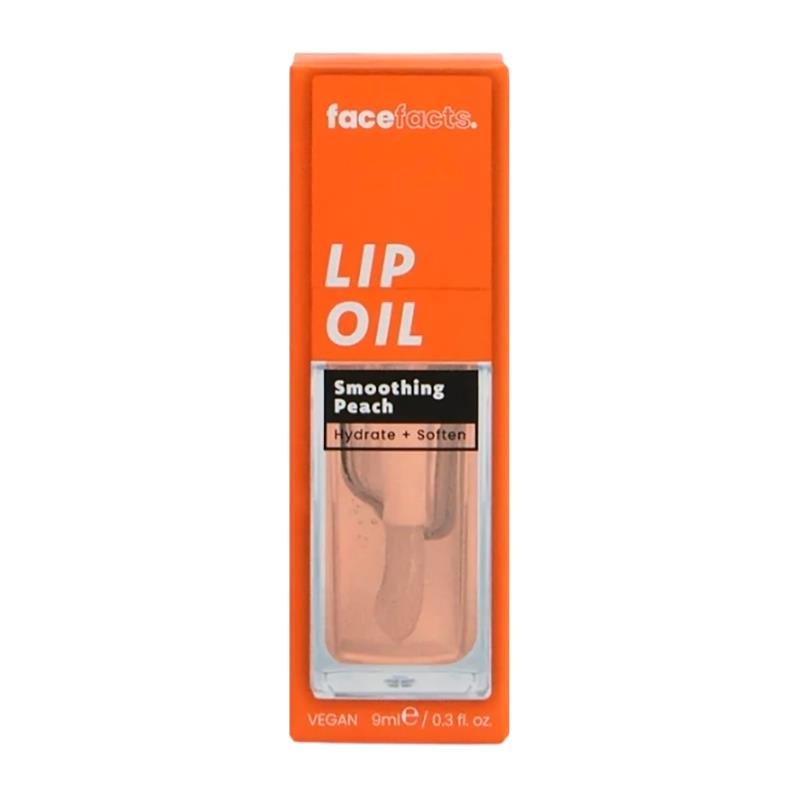 OLEO LABIAL FACE FACTS TINTED SKINCARE LIP OIL PEACH 9ML