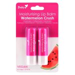 BALSAMO LABIAL 2 UNIDADES X4,3GR "PRETTY MOISTURISING LIP BALM TWIN PACK WATERMELON CRUSH" MARCA QUEST