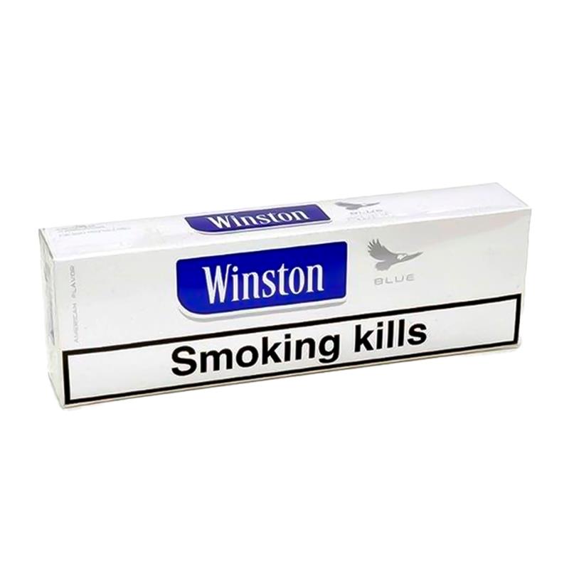 CIGARROS DE TABACO WINSTON FILTER BOX BLUE PACK 10 MACOS C/20UN
