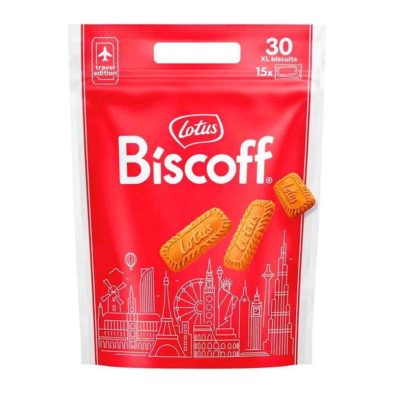 BISCOITOS LOTUS BISCOFF BAUNILHA TRAVEL EDITION 15X25G