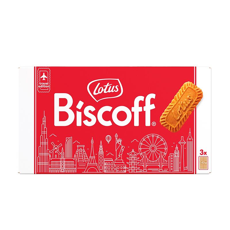 BISCOITOS LOTUS BISCOFF BAUNILHA 3X140G