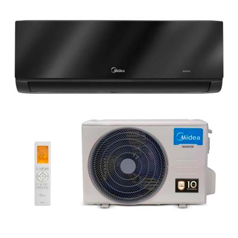 AR 24000BTU MIDEA BLACK PIANO SPLIT MDBP-24INV