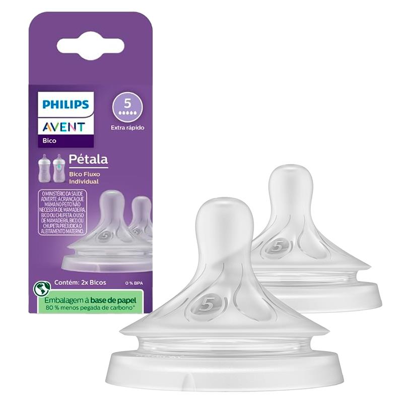 BICO PHILIPS AVENT NATURAL 3.0 P/MAMADEIRA FLUXO VARIAVEL SCY965/02 2UN