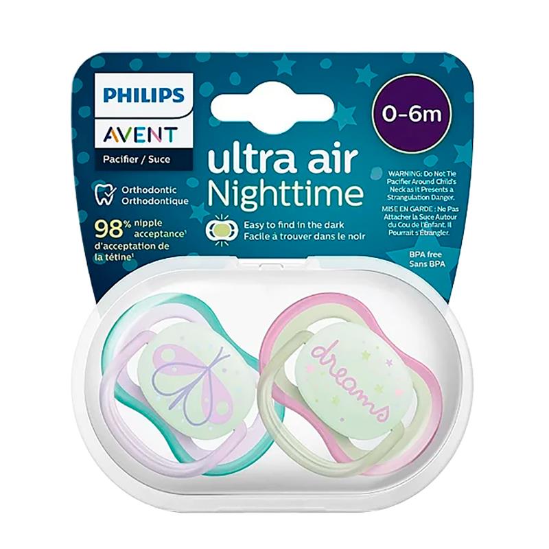 CHUPETA PHILIPS AVENT ULTRA AIR NIGHT SCF376/19 MENINA