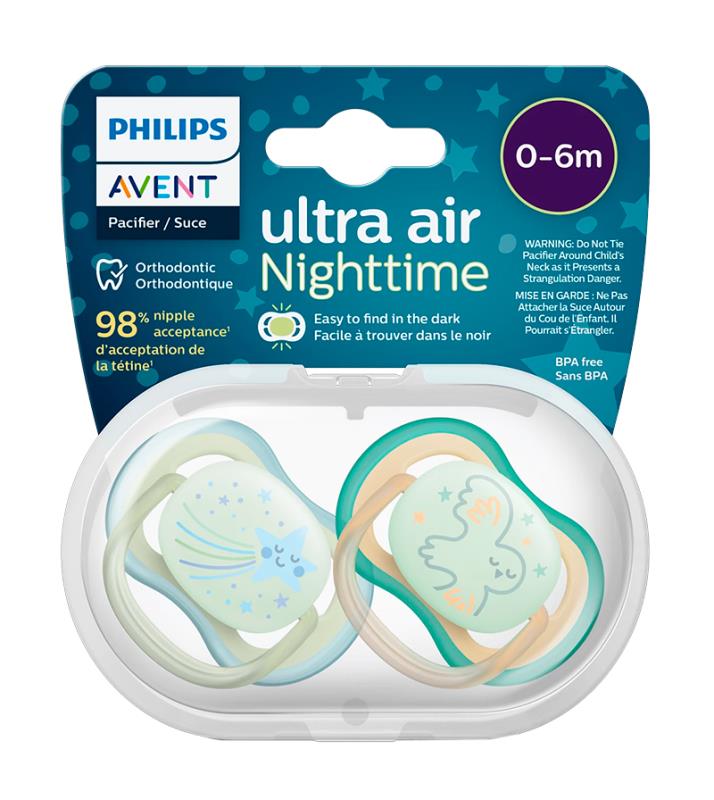 CHUPETA PHILIPS AVENT ULTRA AIR NIGHT SCF376/18 MENINO