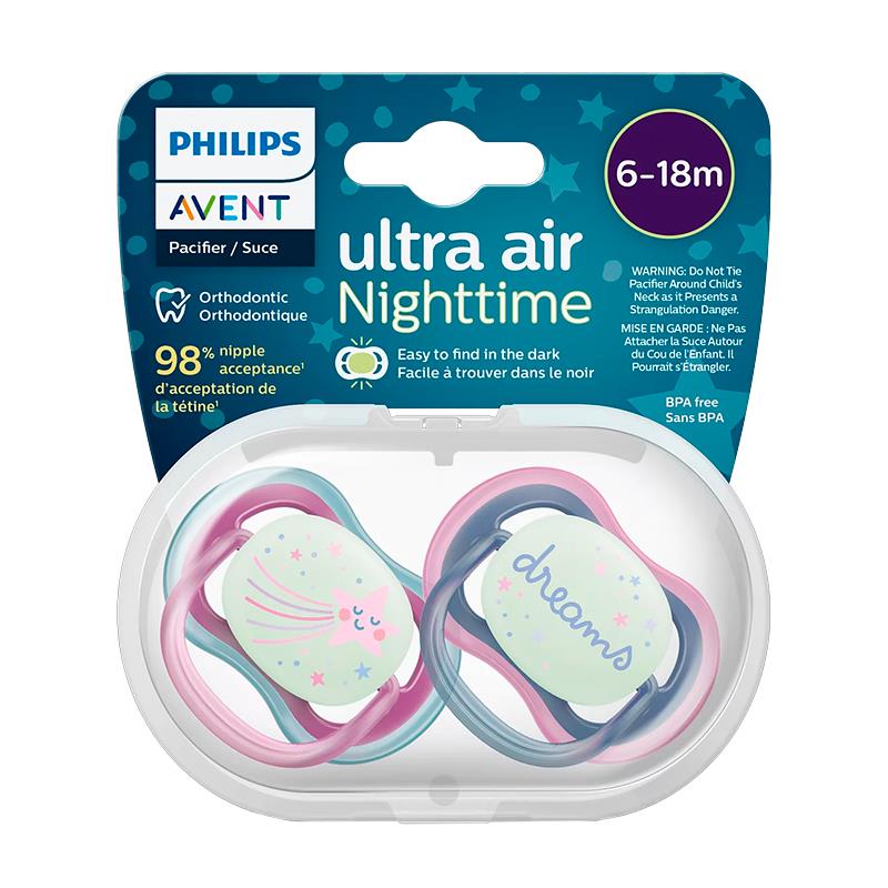 CHUPETA PHILIPS AVENT ULTRA AIR NIGHT SCF376/14 MENINA