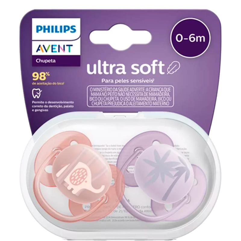 CHUPETA PHILIPS AVENT ULTRA SOFT SCF091/09 MENINA