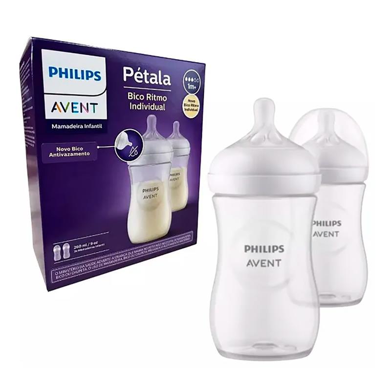 MAMADEIRA PHILIPS AVENT NATURAL 3.0 SCY903/02 260ML PACK 2UN